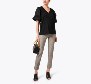 Hinson Wu - Kaitlyn Balloon Sleeve Top in Black