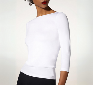 Wolford - Cordoba 3/4 Sleeve Top in White