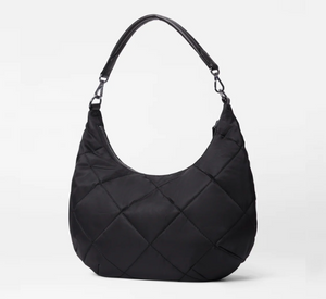 
            
                Load image into Gallery viewer, MZ Wallace - Large Quilted Madison Shoulder Bag in Black
            
        