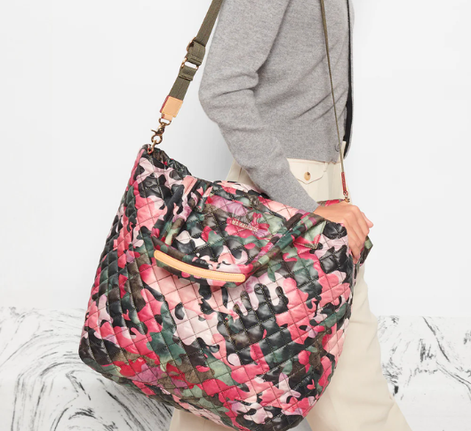 
            
                Load image into Gallery viewer, MZ Wallace - Large Metro Tote Deluxe in Dahlia Camo
            
        