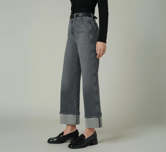 Joe's Jeans - Trixie Wide Leg Cuff Jean in Excitement