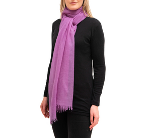 Meg Cohen - Cashmere Whisper Scarf in Lavender