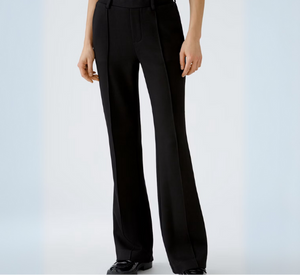 OUI - Jersey Boot Trousers in Black