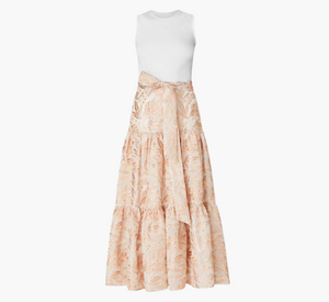 
            
                Load image into Gallery viewer, Shoshanna - Midnight Marceline Dress in Ivory/Light Blush
            
        