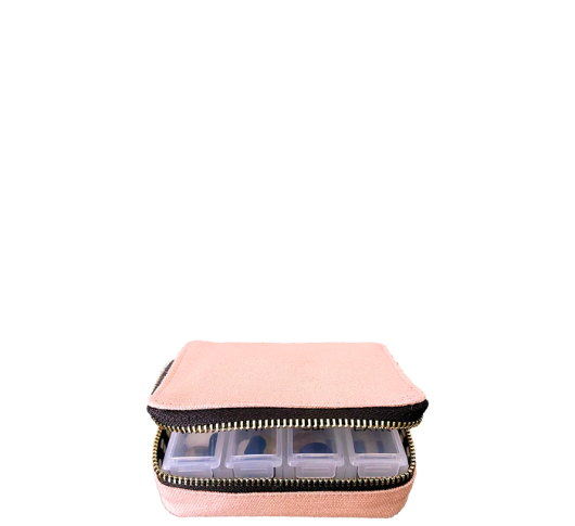 
            
                Load image into Gallery viewer, Bag-all - Pill Organizing Case with Weekly Insert in Pink/Blush
            
        