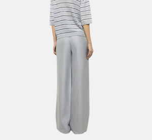 Luisa Cerano - Wide-Leg Pants in Silver Grey