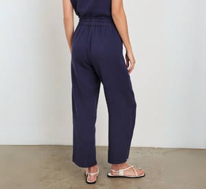RAILS - Leon Gauze Crop Pant in Admiral