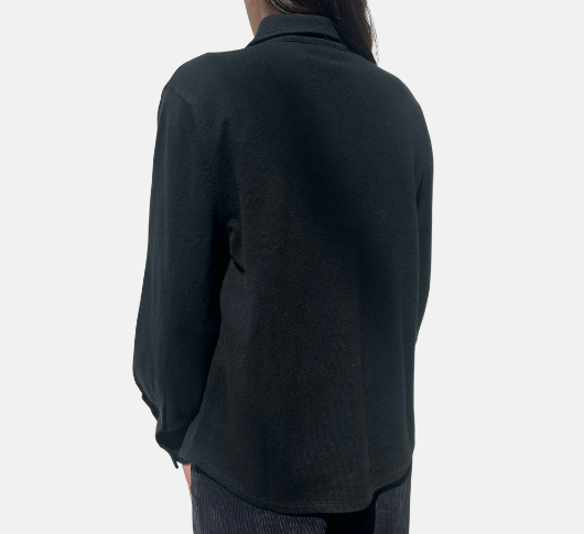 Repeat - Shirt Jacket in Black