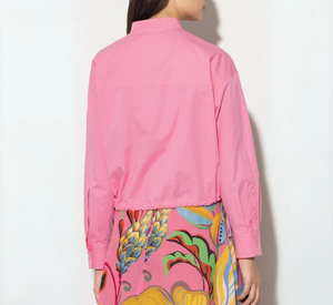 Luisa Cerano - Cargo-style Blouson in Candy Pink