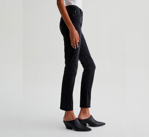 AG Jeans - Mari High Rise Slim Straight Jeans in City View