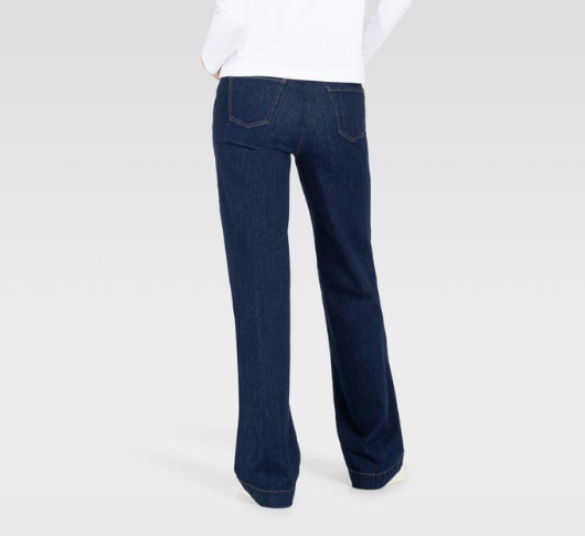 Mac Jeans - Dream Wide Authentic Straight Fit Jeans in Fashion Rinsed