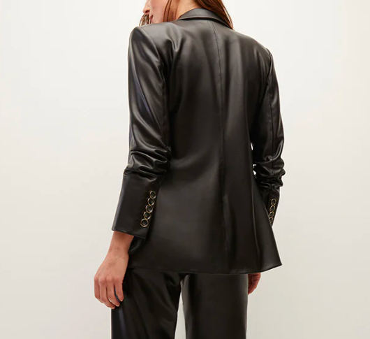 Veronica Beard - Beacon Vegan Leather Dickey