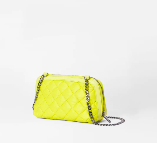 
            
                Load image into Gallery viewer, MZ Wallace - Small Emily Crossbody in Acid Yellow
            
        