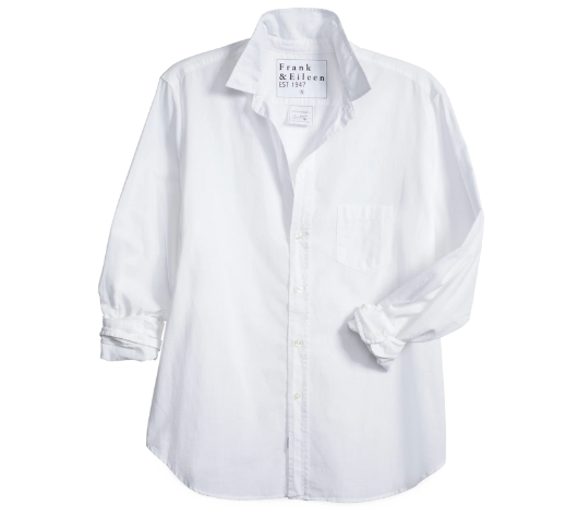 
            
                Load image into Gallery viewer, Frank &amp;amp; Eileen - Eileen Casual Cotton Relaxed Button-Up in White
            
        