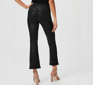 Paige - Claudine Luxe Coat Pants in Black Fog