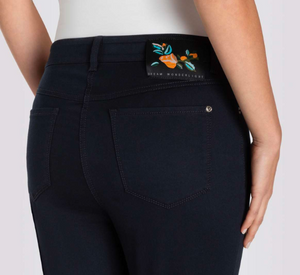 MAC - Dream Summer Cotton Pant in Dark Blue