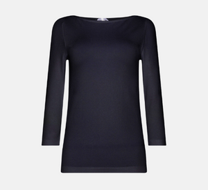 Wolford - Cordoba 3/4 Sleeve Top in Deep Night