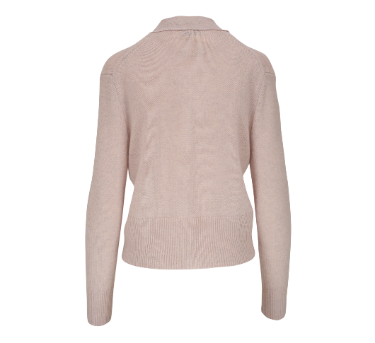 
            
                Load image into Gallery viewer, Kinross Cashmere - Pocket Vee Cardigan in Almond
            
        
