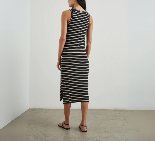 Rails - Tank Dress in Black/Ivory