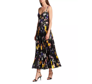 
            
                Load image into Gallery viewer, ML Monique Lhuiller - Ella Floral Satin Midi Dress
            
        