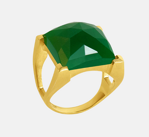 Dean Davidson Design - Plaza Ring With Gemstone in Green Onyx