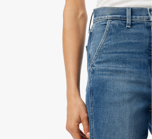 Joe's Jeans - Trixie High Rise Wide Leg Cuffed Trouser in First Bite