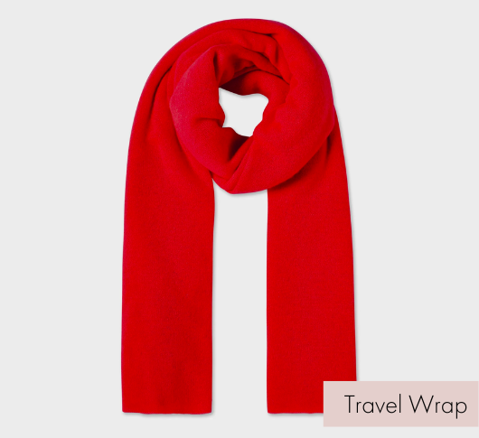 White + Warren - Cashmere Travel Wrap in Crimson