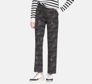 Vilagallo - Pant with Cherry Detail in Camo