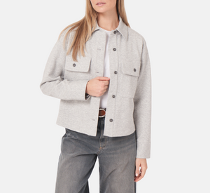 Repeat - Cotton Jacket in Silver