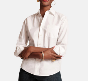 Frances Valentine – Perfect Button Down in White