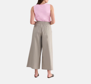 Psophia - Palazzo Pants with Drawstring Waist