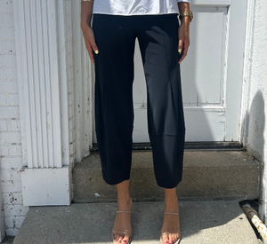 Porto - Buster Pull-on Cropped Balloon Pants in Shadow