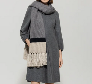Luisa Cerano - Chunky Scarf with Fringe