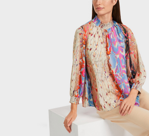 Marc Cain - Colorful "Rethink Together" Blouse