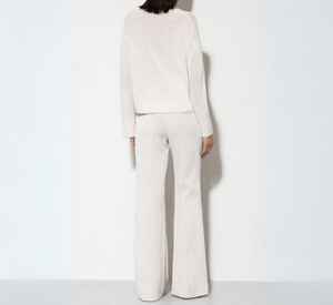 Luisa Cerano - Light Weight Flare Corduroy Pants in Eggshell