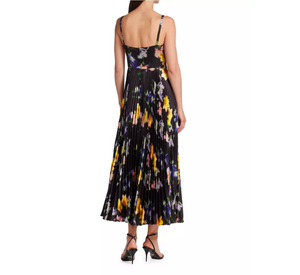 ML Monique Lhuiller - Ella Floral Satin Midi Dress