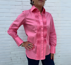 Hinson Wu - Lilith Long Sleeve Shirt in Rose