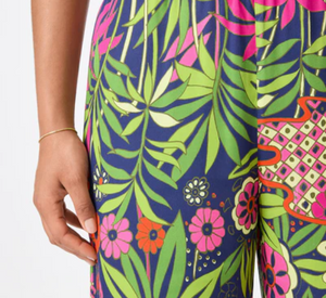 Trina Turk - Estella Floral Pattern Cropped Pant in Multicolor