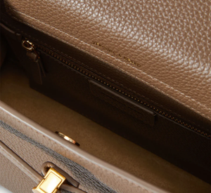 Veronica Beard - Solid Dash Top-Handle Bag in Bark