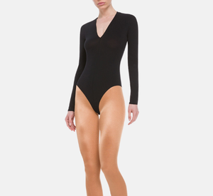Wolford - The V-Neck Body in Black