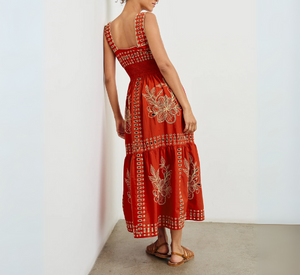 RAILS - Fawn Maxi Dress in Terracotta