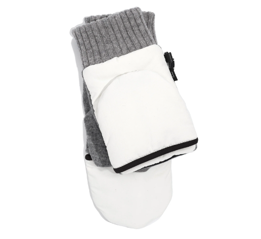 Echo - Cloud Puffer Pop Top Gloves in Whitecap