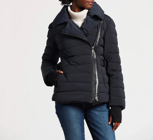 Adroit Atelier - Kiki Fitted Down Jacket in Black