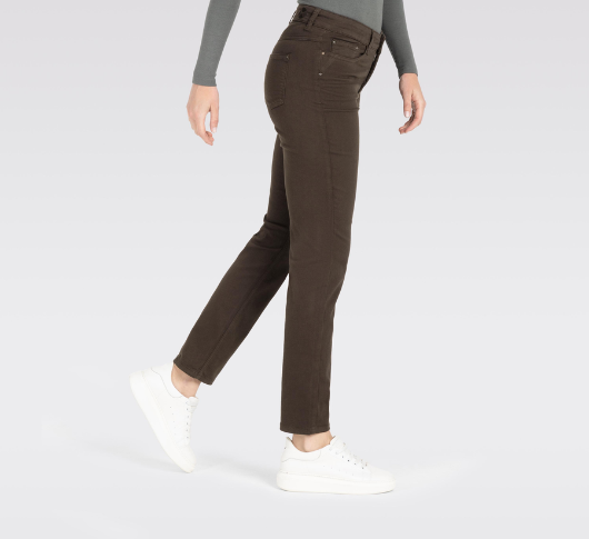 Mac Jeans - Dream Straight Trouser in Deep Brown