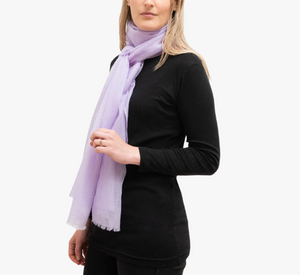 Meg Cohen - Cashmere Whisper Scarf in Lilac