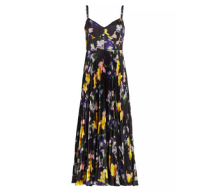 ML Monique Lhuiller - Ella Floral Satin Midi Dress