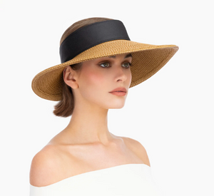 Eric Javits - Halo Visor Hat in Black