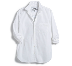 Frank & Eileen - Joedy Superluxe Boyfriend Button-Up in White