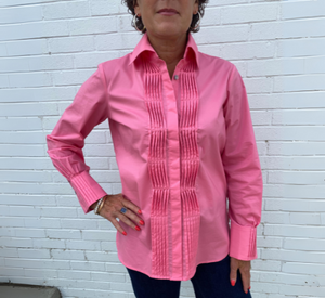 Hinson Wu - Lilith Long Sleeve Shirt in Rose