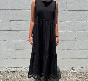 ELLIOT LAUREN - Maxi Tank Top Dress in Black